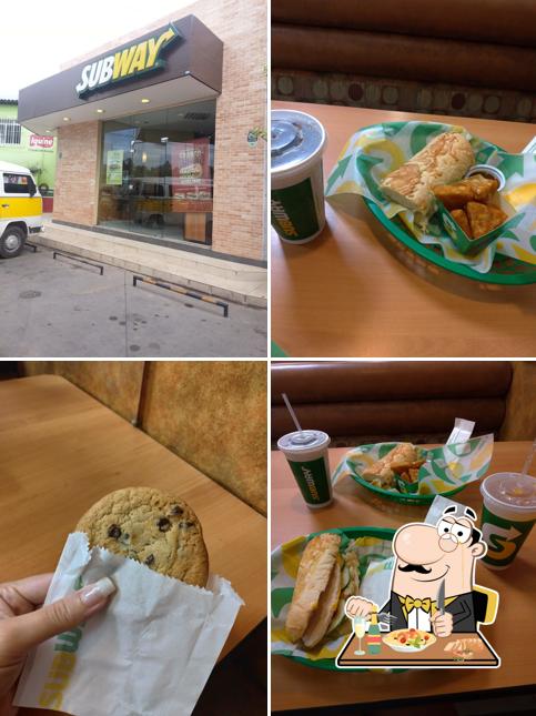 Platos en Subway Paulista