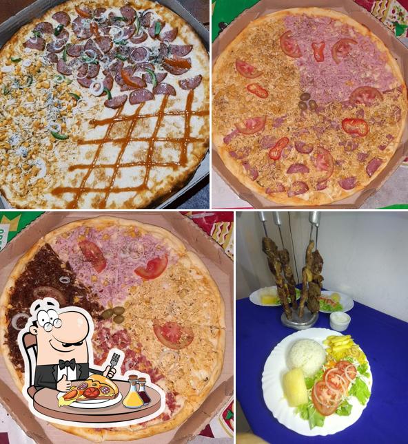 Consiga diferentes variedades de pizza