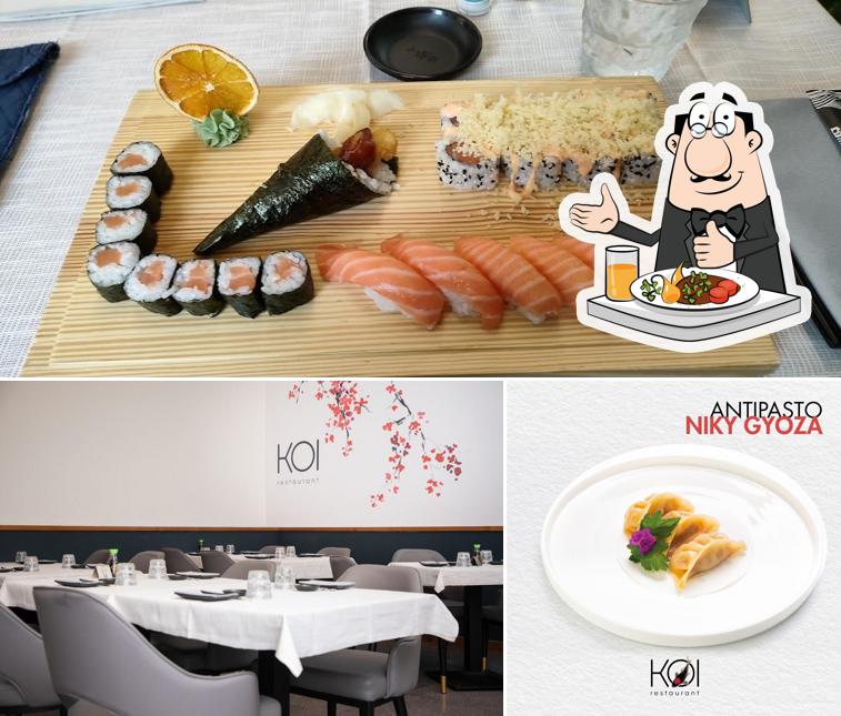 La foto di cibo e tavolo da pranzo da KOI Asian Restaurant San Daniele