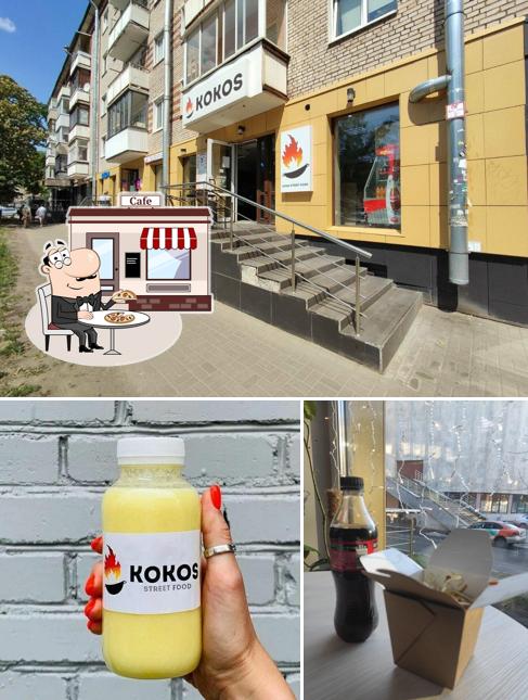 Внешнее оформление и напитки - все это можно увидеть на этом изображении из Kokos street food