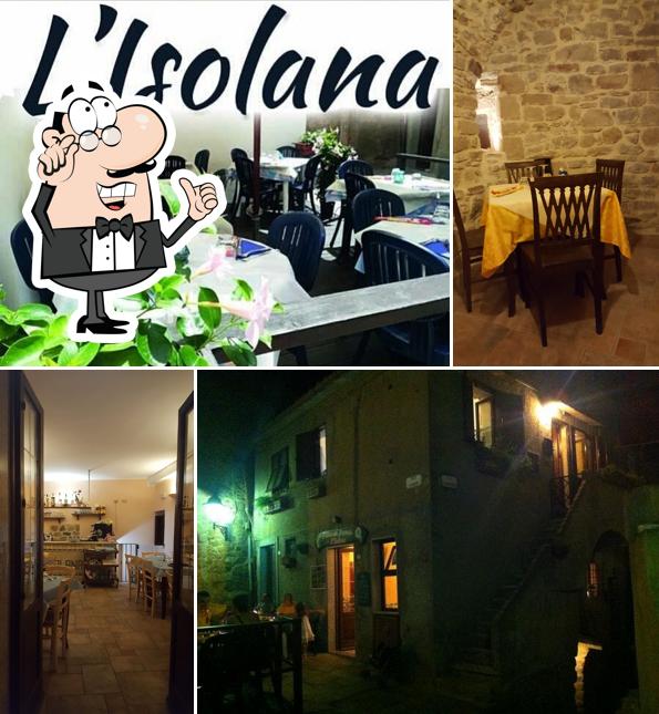 Gli interni di L'Isolana Ristorante