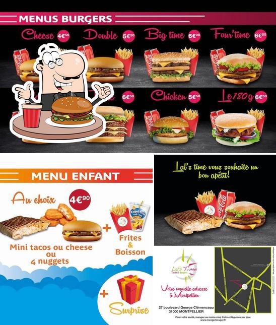 Commandez un hamburger à Lal s Time