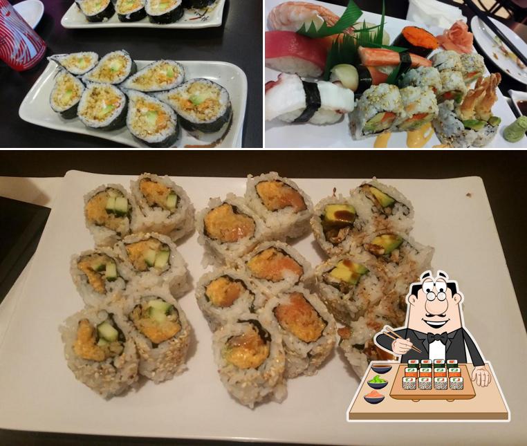 Les sushis sont un repas populaires provenant du Japon