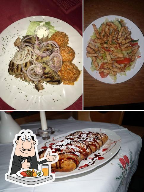 Essen im Taverne Meteora