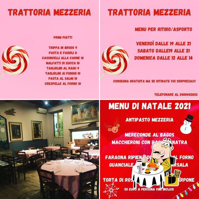 Platti al Trattoria Mezzeria