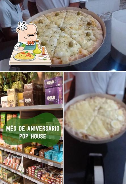 Comida em Pizzaria bom sabor