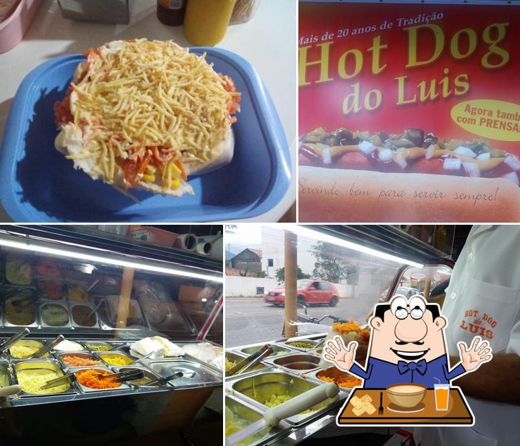 Comida em Hot Dog Do Luis