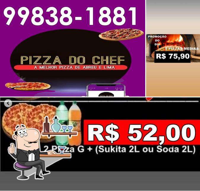 O interior do Pizza do CHEF (Abreu e Lima)