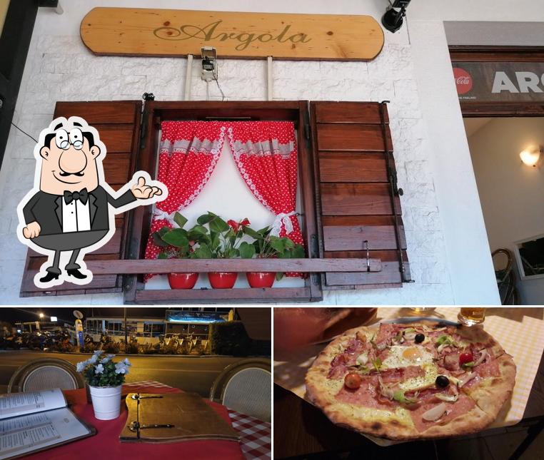 Argola Sibenik Restaurant - Pizzeria si caratterizza per la interni e pizza