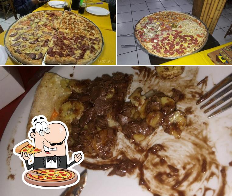 Peça pizza no Cabana da Pizza