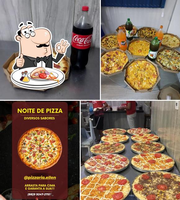 Escolha pizza no Lanchonete & Pizzaria Ellen