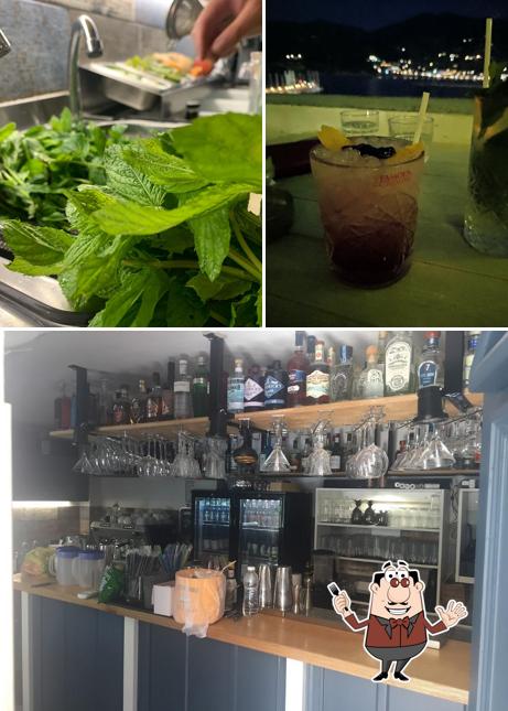 Посмотрите на это фото, где видны еда и барная стойка в Vrachos All Day Cocktail Bar