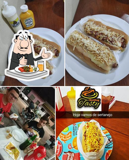 Comida en Tasty Hotdog