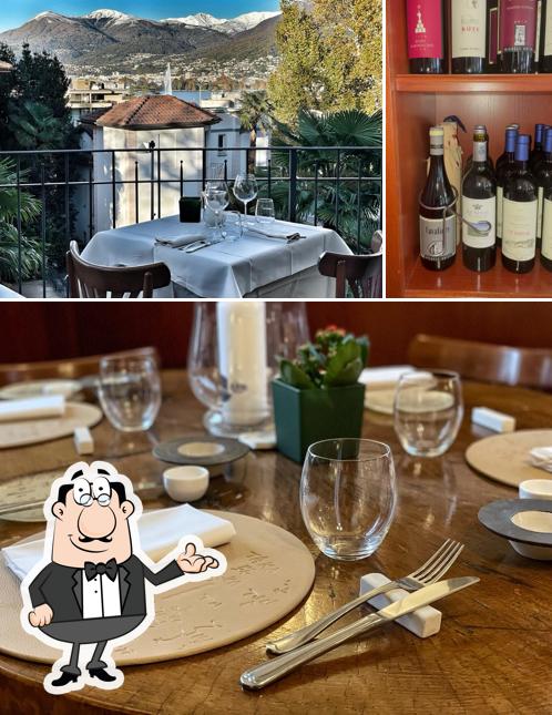 La Taverna del Pittore Lugano is distinguished by interior and wine