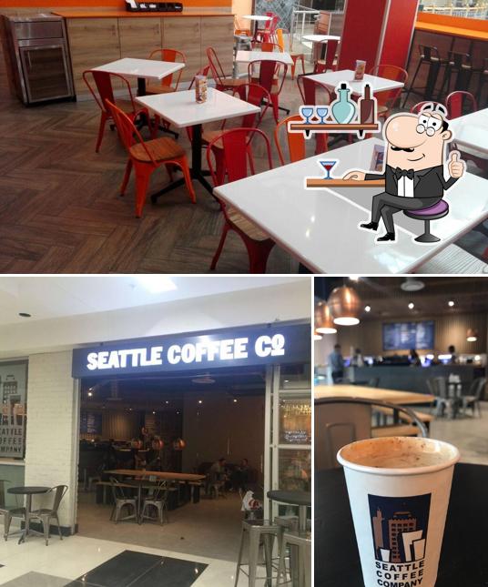 L'intérieur de Seattle Coffee Company