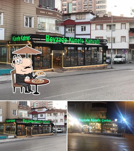 Внешнее оформление и еда в Beyzade künefe çorba ve kebap