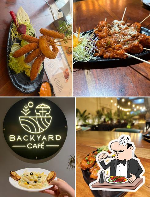 Food at Backyard Cafe