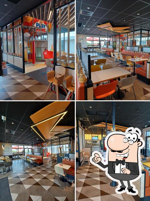 L'intérieur de Burger King