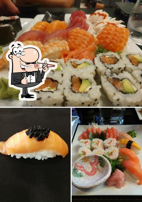 Sushi is a famous meal that originates from Japan