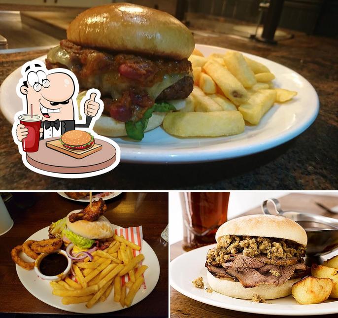 Try out a burger at The Air Balloon, Greene King Pub & Carvery