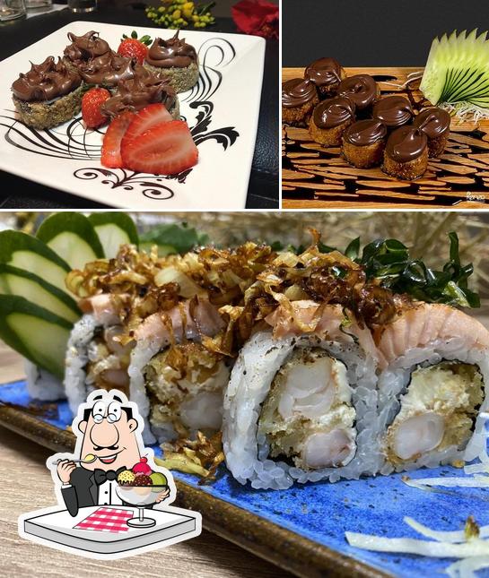 Jūkyo Sushi Bar SA oferece uma seleção de pratos doces