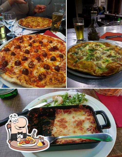 Essayez des pizzas à l'Amici