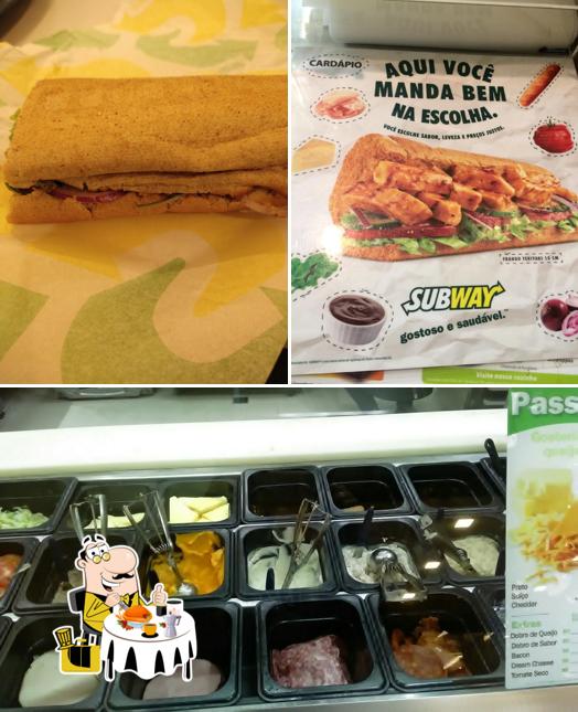 Comida em Subway