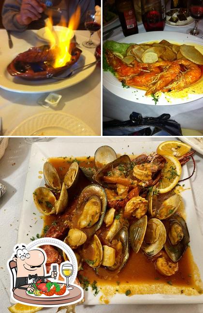 В "O'Manel Restaurant" вы можете заказать различные блюда с морепродуктами