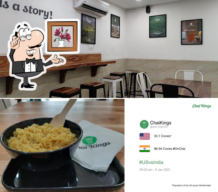 The interior of Chai Kings - Porur