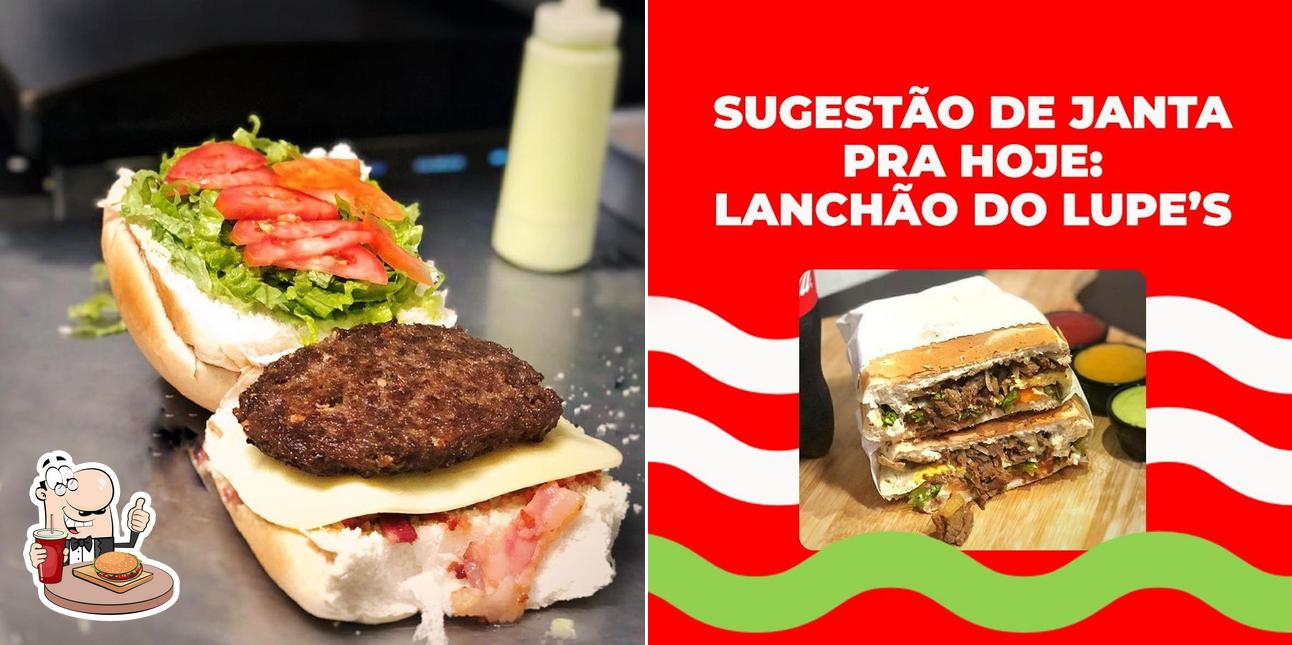 Os hambúrgueres do Lupe's Lanches irão satisfazer uma variedade de gostos