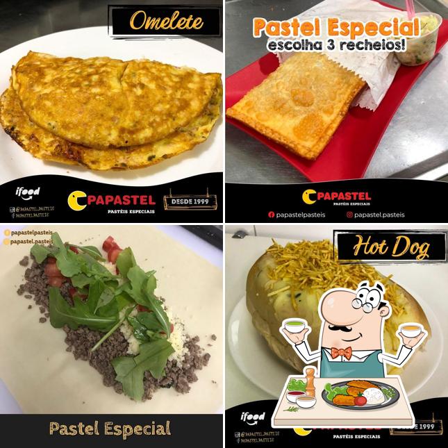 Comida em Papastel