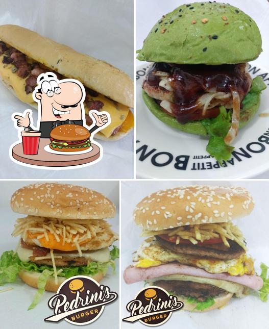 Consiga um hambúrguer no Pedrinis Burger