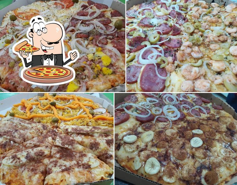 Experimente pizza no Pizzaria do Bolo