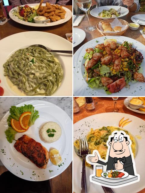 Еда в "Restaurant und Biergarten Firenze"