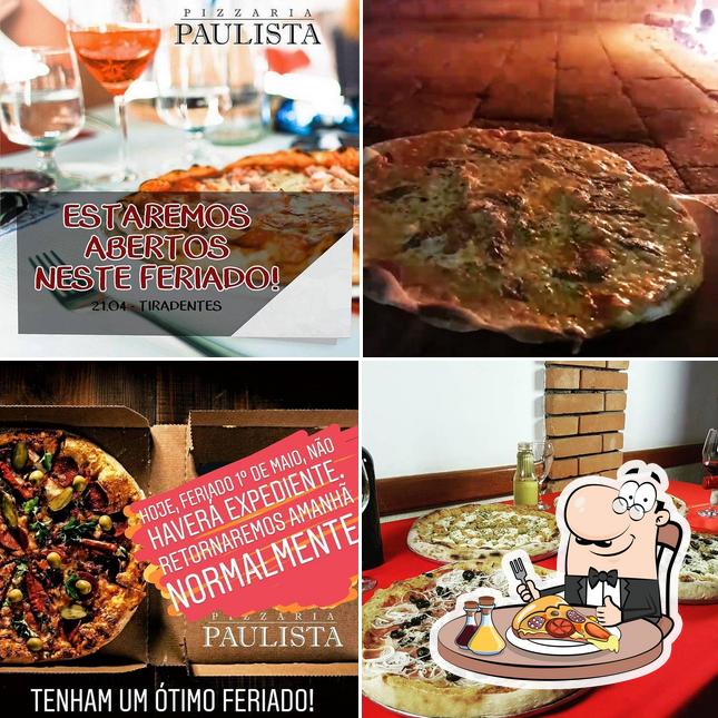 Escolha pizza no Pizzaria Paulista - Oficial