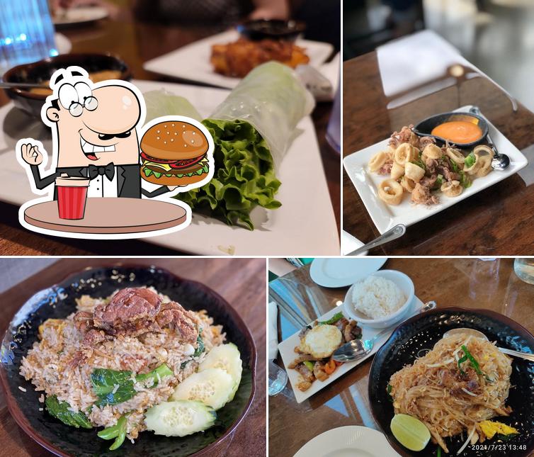 Get a burger at Khao Yai Thai Kitchen