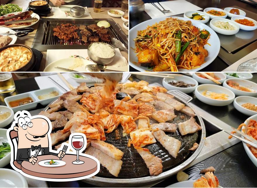 Food at Soo Ra Sang Korean BBQ