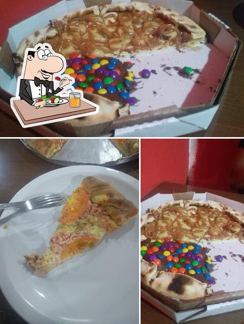 Comida em Pira Pizza Disk Pizza