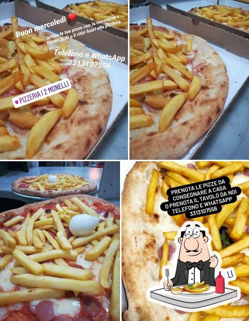 Ordina un piatto di chips a pizzeria i 2 monelli