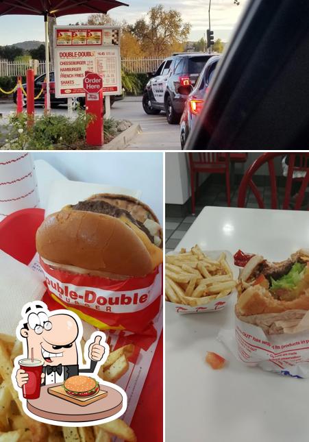 Get a burger at In-N-Out Burger