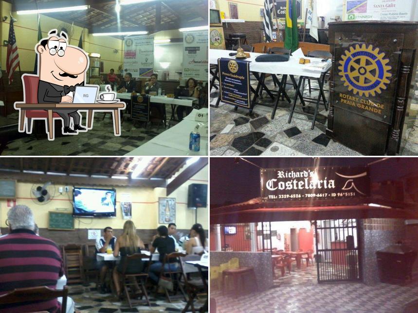 O interior do Richard's Costelaria