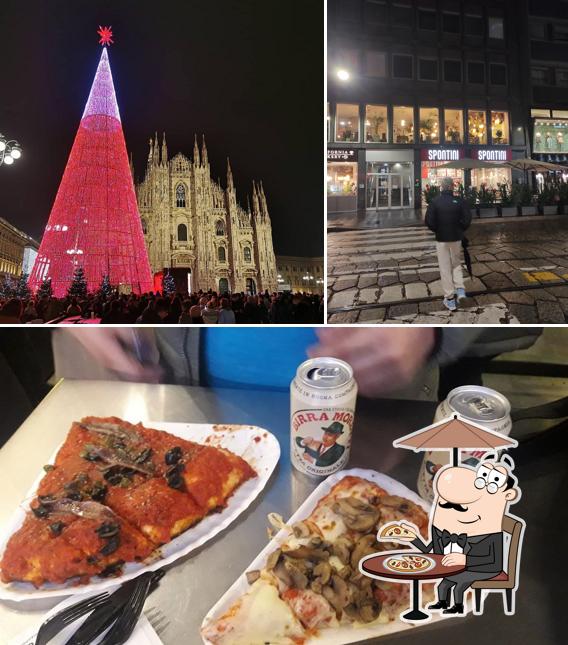 Spontini si caratterizza per la esterno e pizza