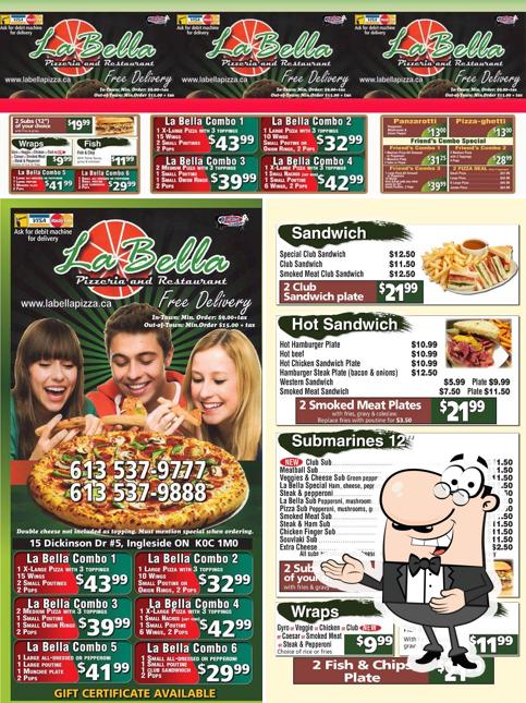 Voici une image de La Bella Pizzeria and Restaurant