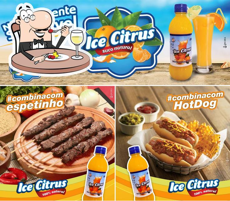 Comida em Ice Citrus