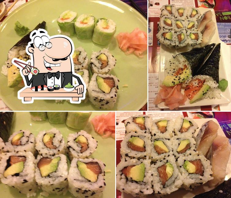 Pide uno de sus diferentes tipos de sushi