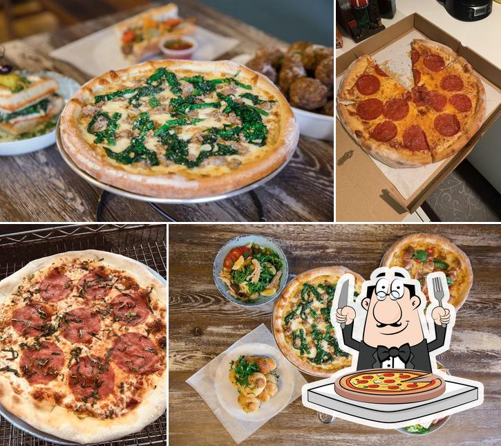 Pick pizza at Pete’s Pizzeria