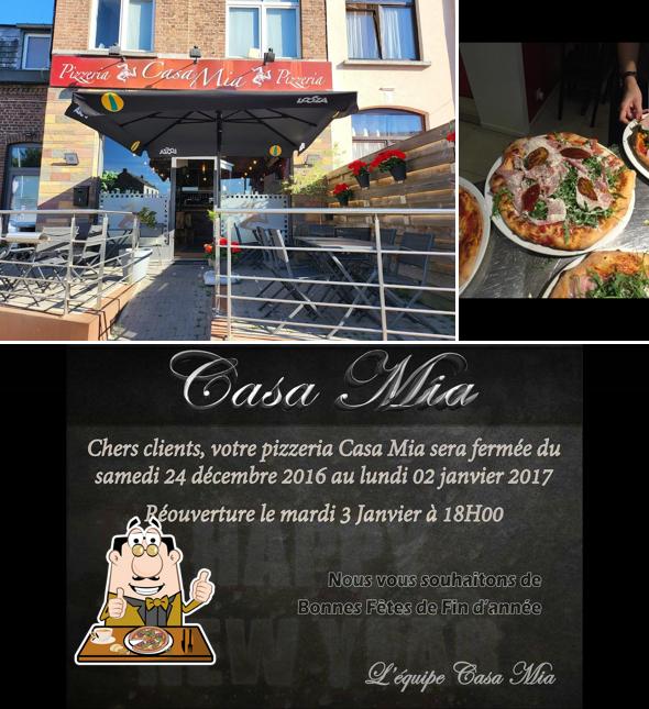 Prenez des pizzas à Pizzeria Casa Mia