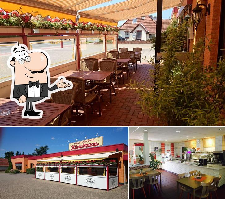 Посмотрите на это фото, где видны внутреннее оформление и еда в Schnellrestaurant Hüntelmann