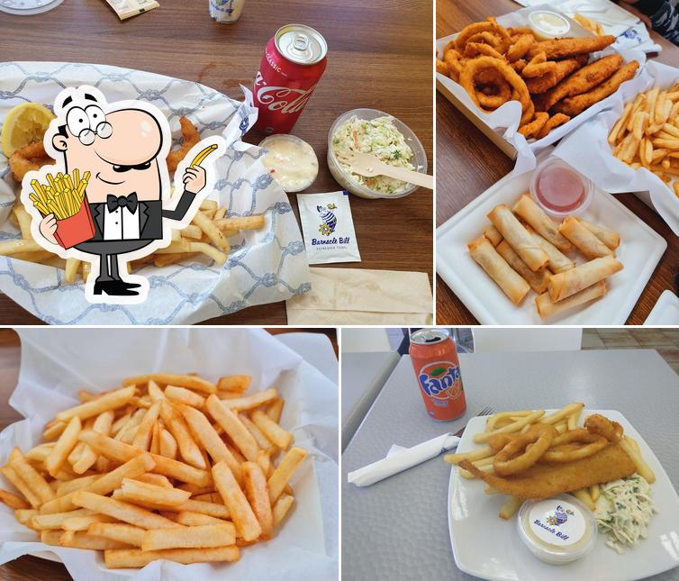 Try out French fries at Barnacle Bill