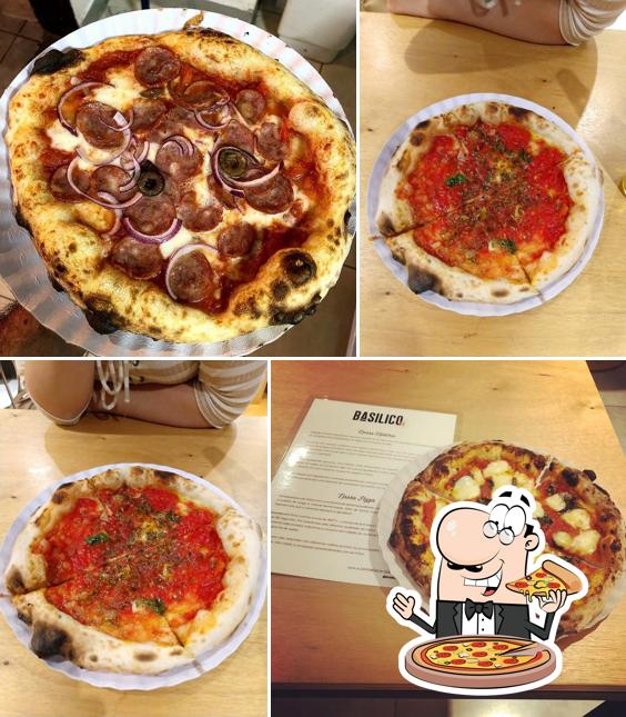 No Basilico Pizzeria Napoletana, você pode conseguir pizza